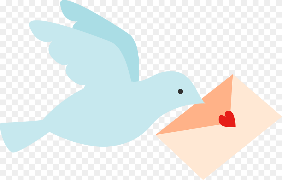 Bird With Love Letter Clipart, Animal, Fish, Sea Life, Shark Png