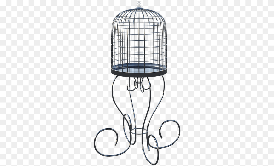Birdcage Cage Birds Cylinder, Lamp, Table Lamp, Chandelier Free Png Download