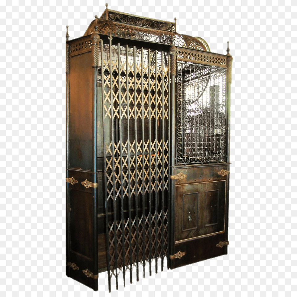 Birdcage Elevator, Gate, Cabinet, Furniture Png Image
