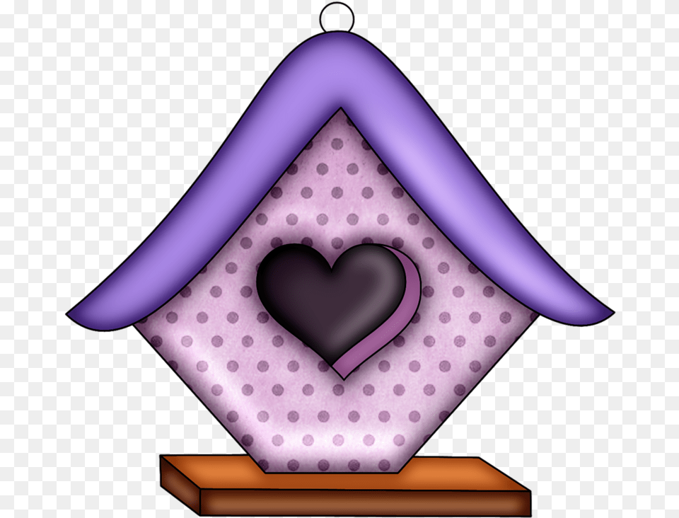 Birdhouse Clipart Boho Bird Purple Bird House Clipart, Pattern, Heart, People, Person Free Png Download