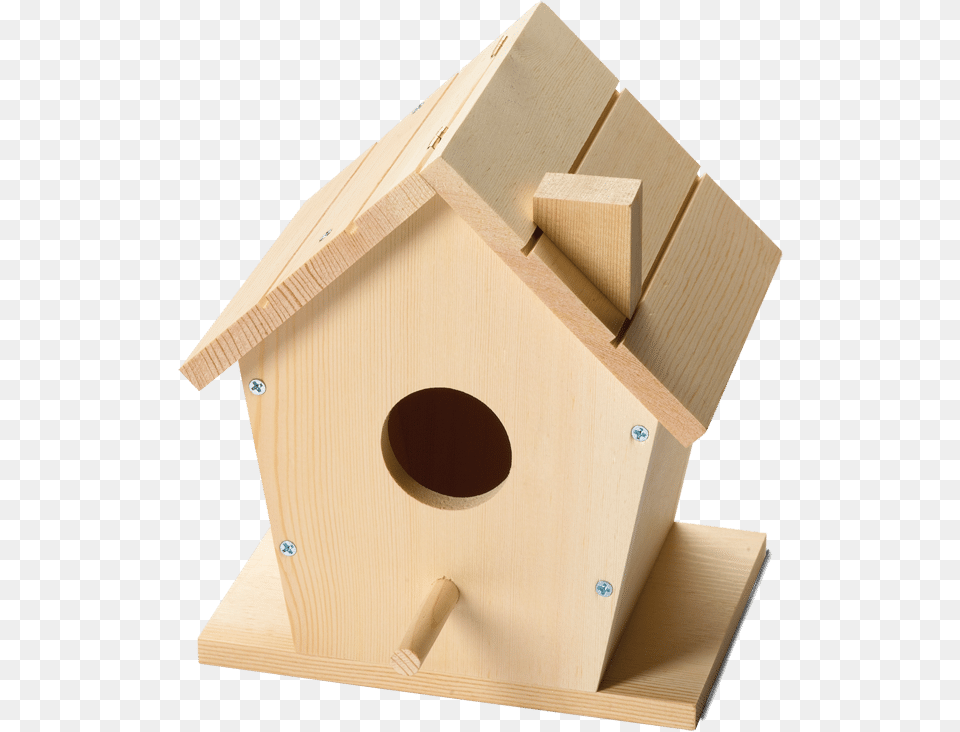 Birdhouse Red Tool Box Bird House, Plywood, Wood Png