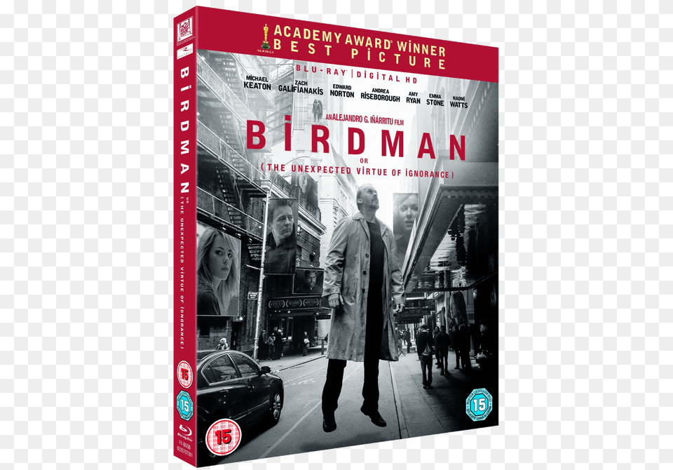Birdman Trailer 1080p Birdman Film, Poster, Advertisement, Coat, Clothing Png Image