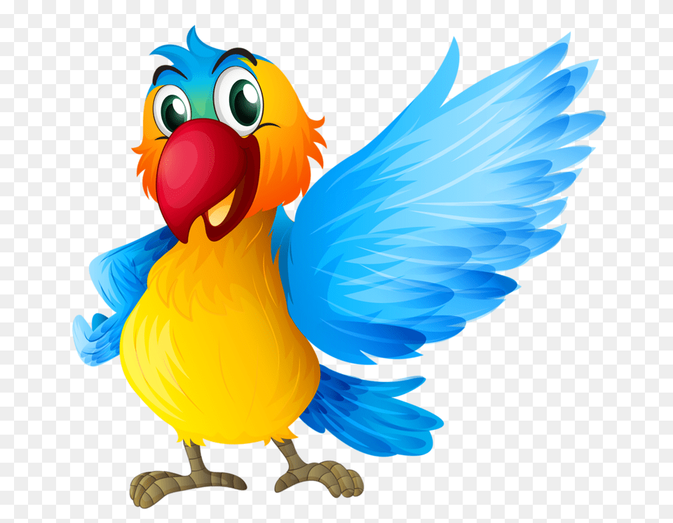 Birds Bird Illustration Parrot, Animal, Beak Png