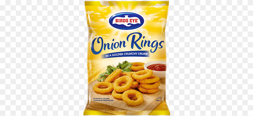 Birds Eye Onion Rings Birds Eye Onion Rings, Food, Ketchup, Snack Free Transparent Png