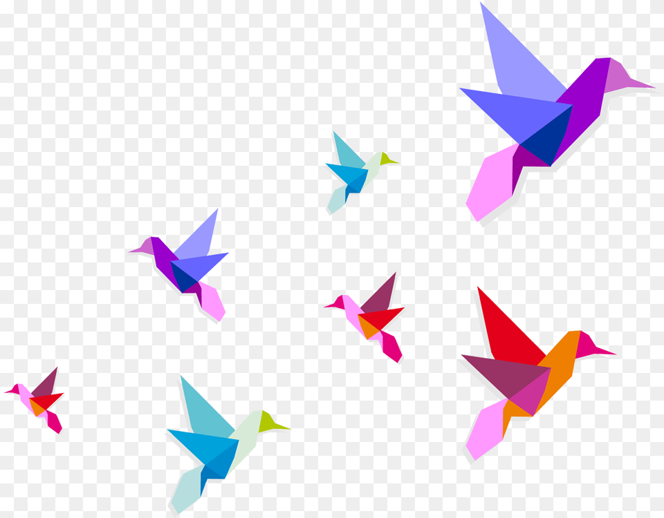 Birds Flying Silhouette At Birds Flying Gif, Art, Paper, Origami, Aircraft Free Transparent Png
