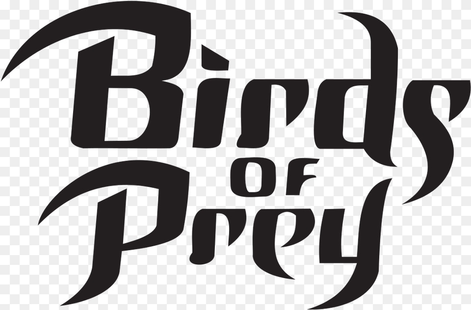 Birds Of Prey Logo, Text, Animal, Fish, Sea Life Free Transparent Png