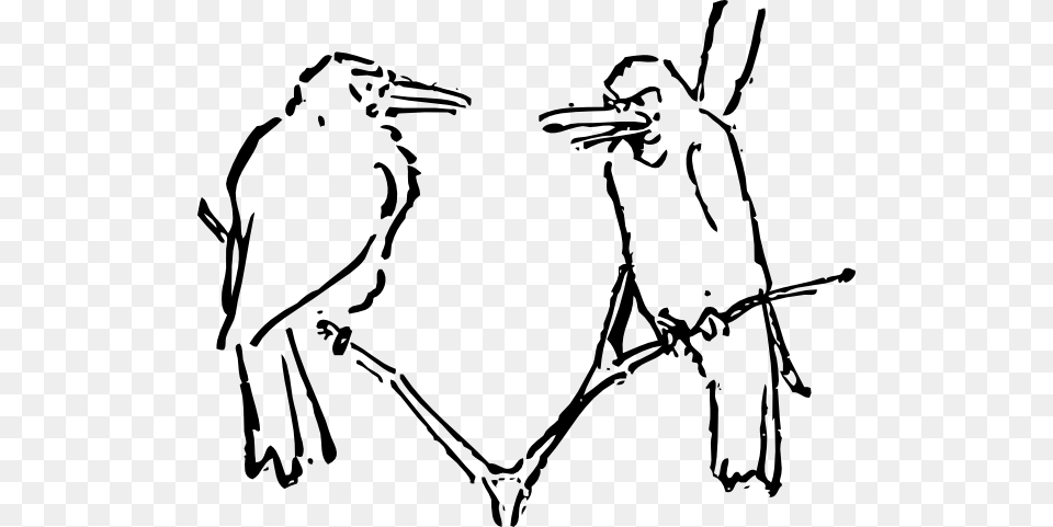 Birds Talking Tree Branch Clip Art, Animal, Beak, Bird, Person Free Transparent Png
