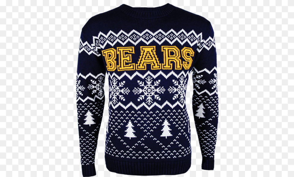 Birmingham Bears Xmas Jumper Sweater, Clothing, Knitwear, Sweatshirt Png Image