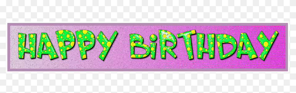 Birthday Purple, Sticker, Text Free Png