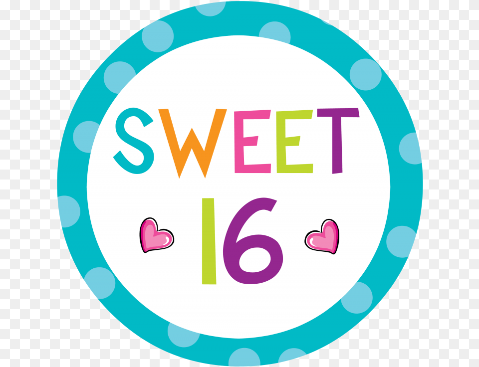 Birthday 16 Cake Clipart, Text, Symbol, Number Free Png Download