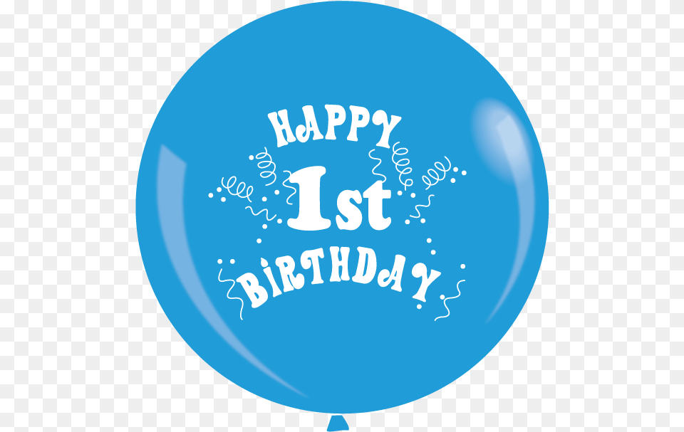 Birthday 1st Circle, Balloon, Disk Free Png Download