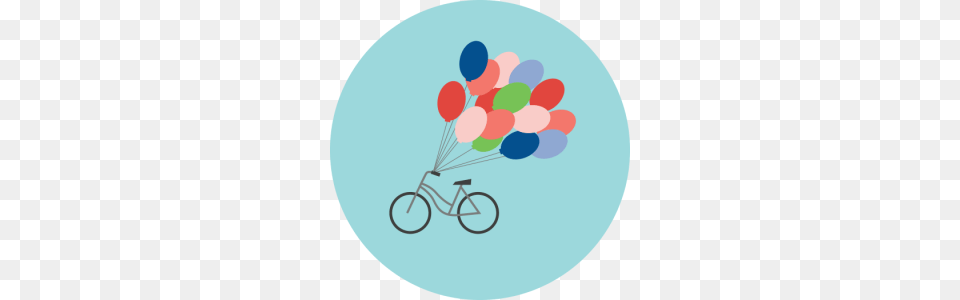 Birthday, Balloon, Bicycle, Transportation, Vehicle Free Transparent Png