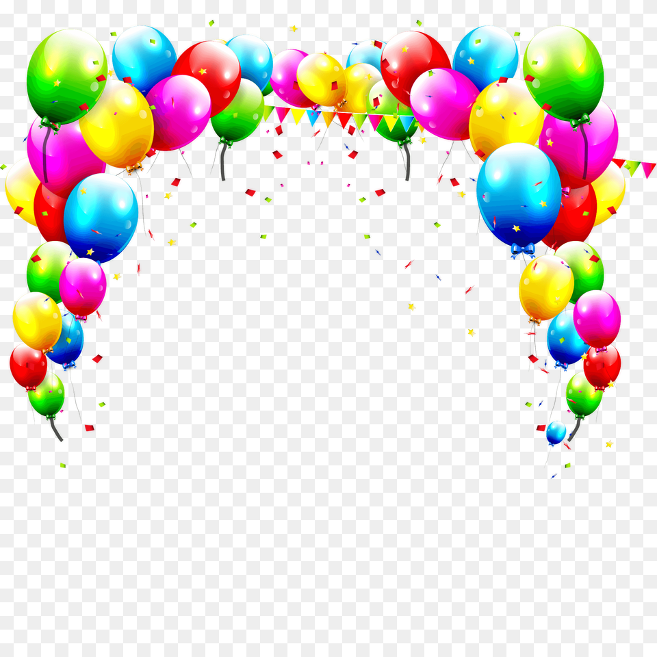 Birthday Balloons Background Image Birthday Celebration Background, Balloon Png