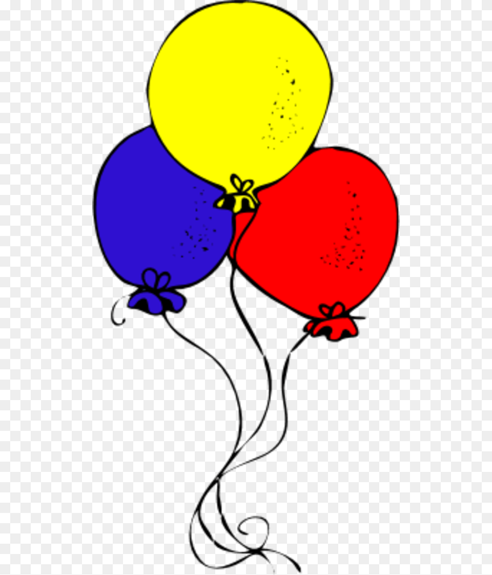 Birthday Balloons Border Clipart, Balloon Free Png