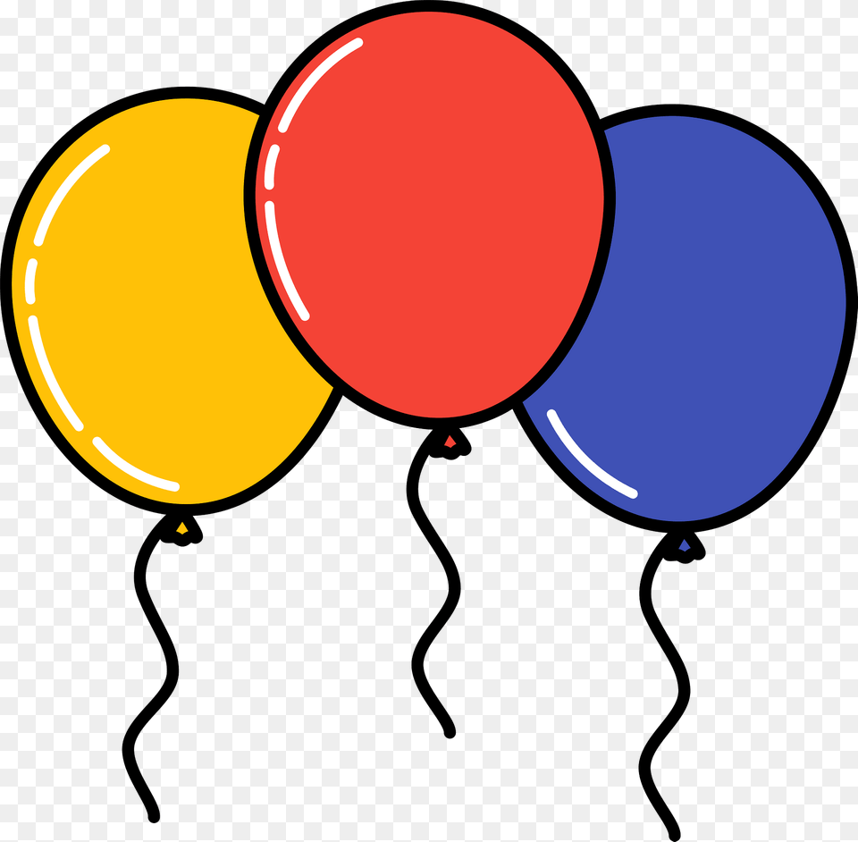 Birthday Balloons Clipart, Balloon Free Png