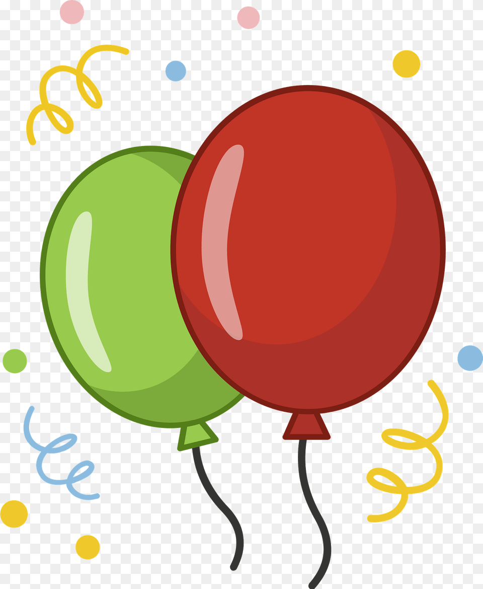 Birthday Balloons Clipart, Balloon Free Transparent Png