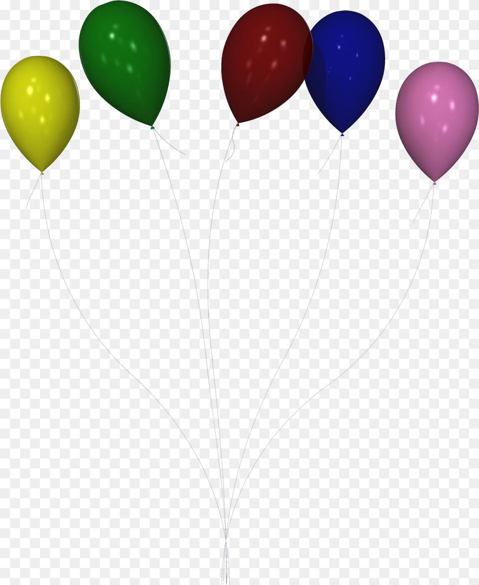 Birthday Balloons Render, Balloon Free Png