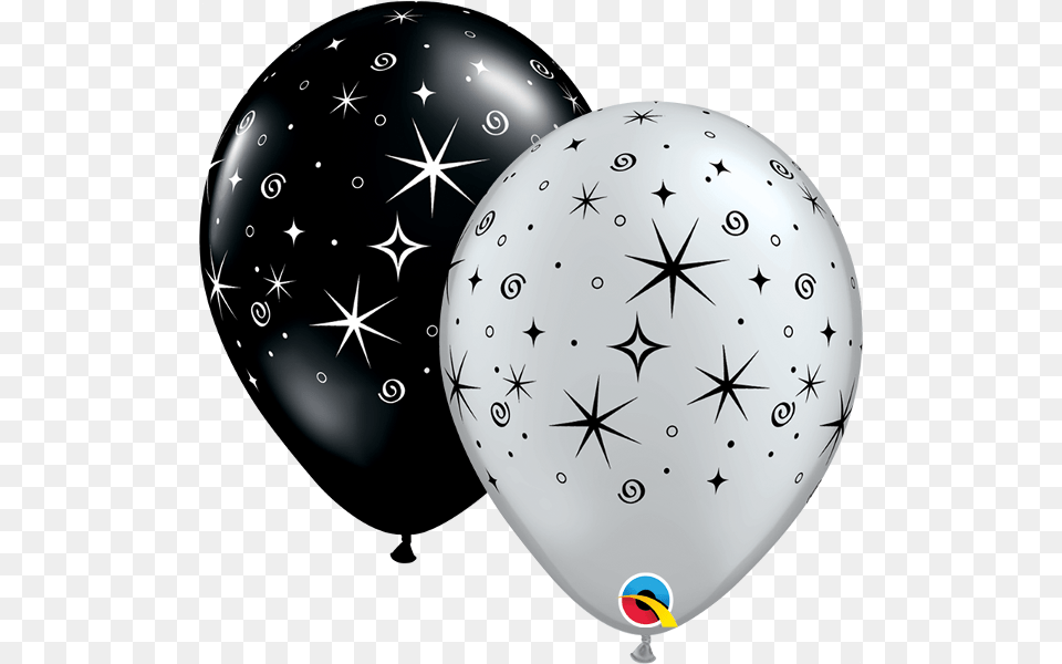 Birthday Baloon Black And Gold, Balloon, Egg, Food Free Transparent Png