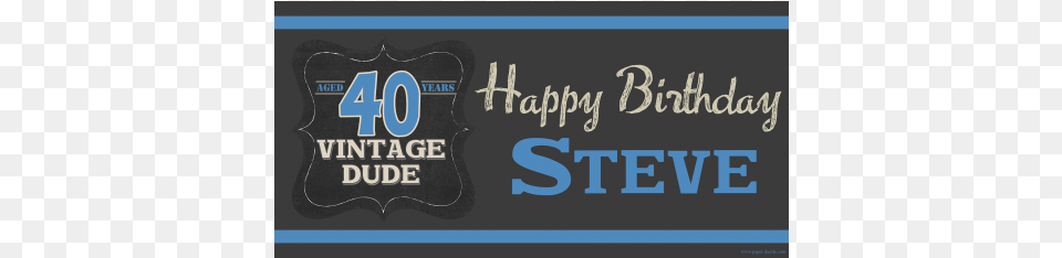 Birthday Banners Vintage, Text, Blackboard, Symbol Free Png Download
