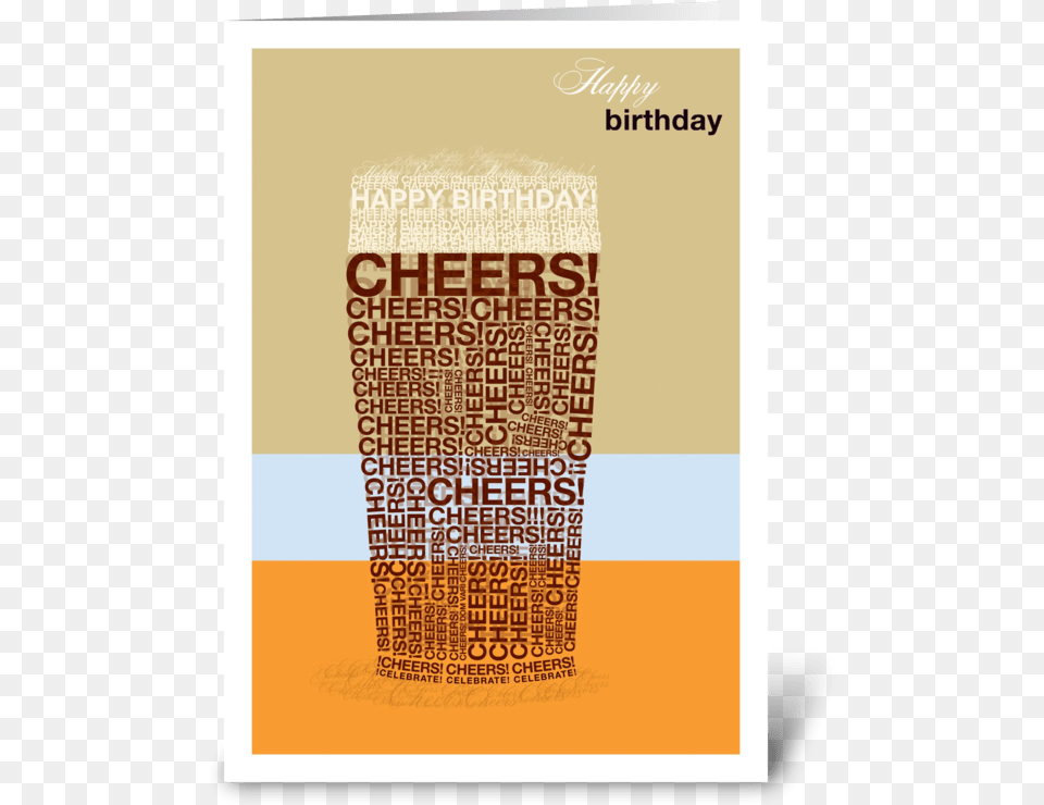 Birthday Beer Greeting Card Bday Cards With Beer, Advertisement, Alcohol, Beverage, Glass Free Transparent Png