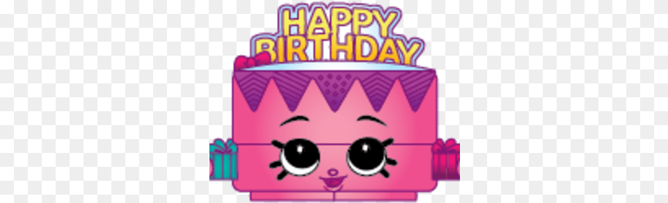 Birthday Betty Shopkins Wiki Fandom Shopkins Happy Birthday Cake, Birthday Cake, Cream, Dessert, Food Free Png