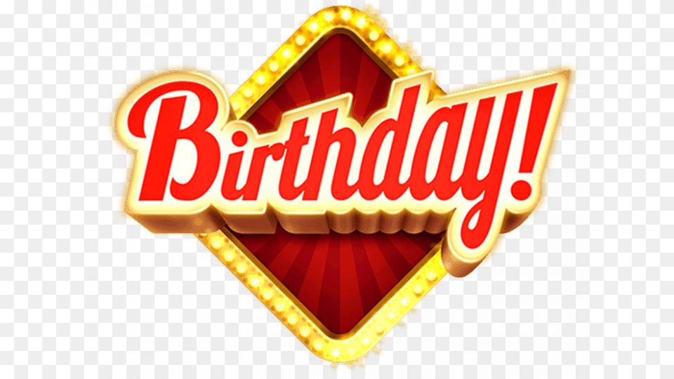 Birthday Birthday Slot Machine, Logo, Symbol Png