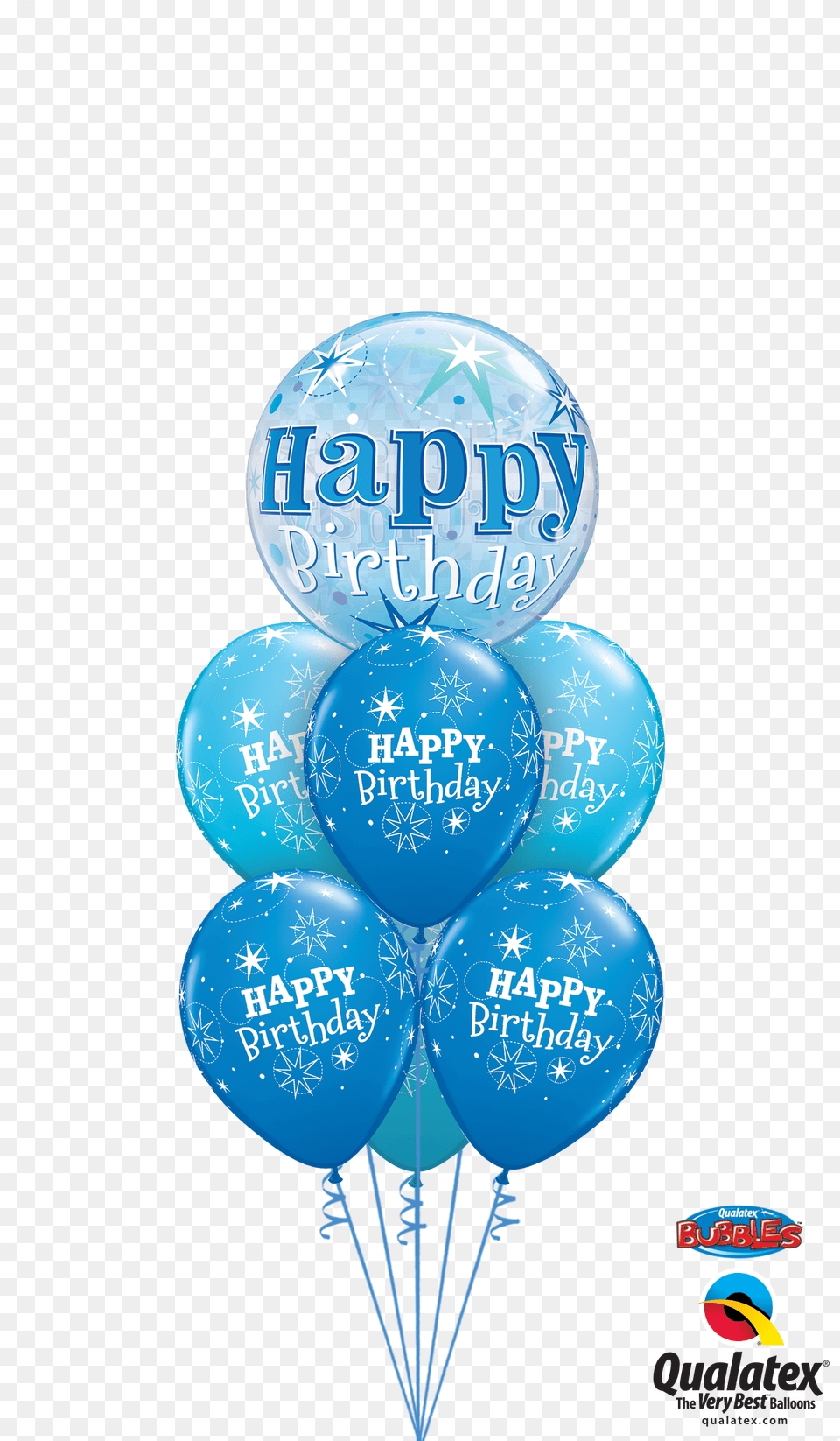 Birthday Blue Bubble Luxury At London Helium Balloons Blue Happy Birthday Latex Balloons, Balloon, Advertisement, Poster Png