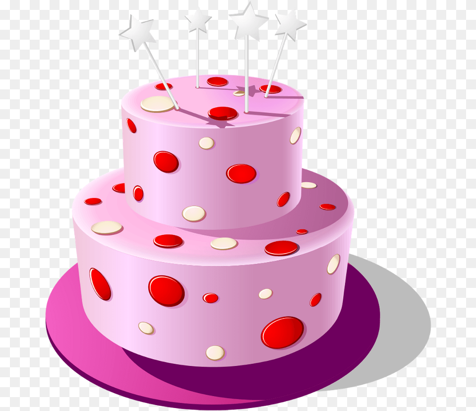 Birthday Bolo Festa Aniversario Pink Cake Clipart, Birthday Cake, Cream, Dessert, Food Free Transparent Png