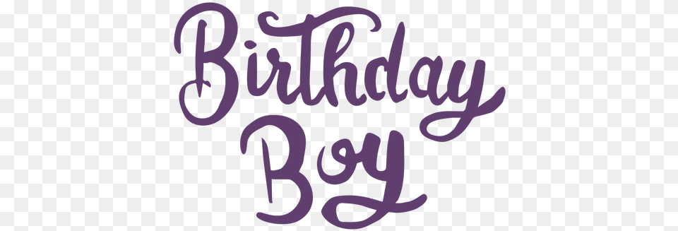 Birthday Boy Lettering Transparent U0026 Svg Vector File Birthday Boy Text, Calligraphy, Handwriting Free Png