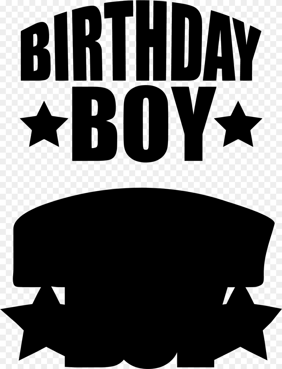 Birthday Boy Logo, Gray Free Transparent Png
