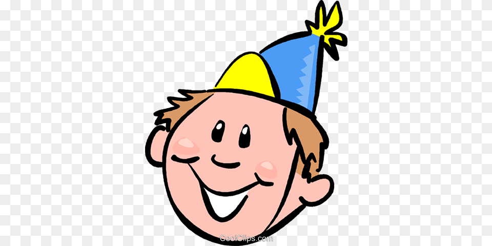Birthday Boy Royalty Vector Clip Art Illustration, Clothing, Hat, Party Hat, Baby Free Png