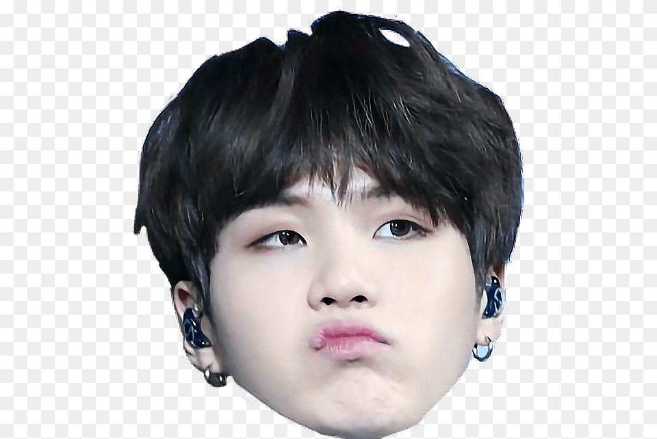 Birthday Bts Suga Baby Cars Colorful Emotions Squishy Suga, Face, Head, Person, Accessories Png Image