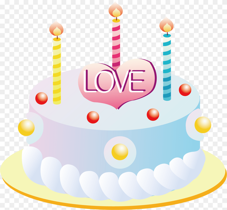 Birthday Cake, Birthday Cake, Cream, Dessert, Food Free Png Download