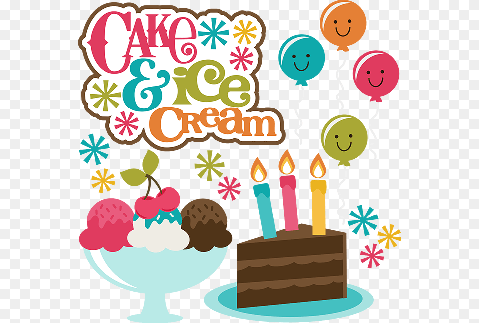 Birthday Cake And Ice Cream Clipart, Person, People, Food, Dessert Free Png Download