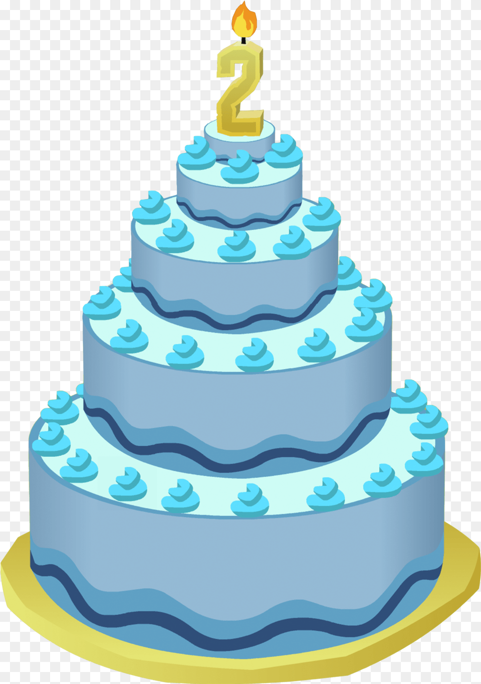 Birthday Cake Assset Pack U2014 Animal Jam Archives 2nd Birthday Cake Hd, Birthday Cake, Cream, Dessert, Food Png Image