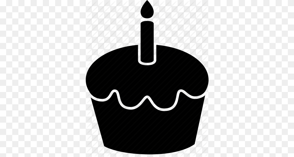 Birthday Cake Candle Cupcake Dessert Muffin Party Icon, Weapon, Brush, Device, Tool Free Transparent Png