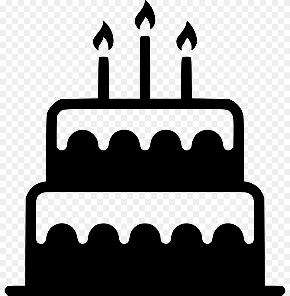 Birthday Cake Candle Sweet Dessert Black Birthday Cake, Birthday Cake, Cream, Food, People Png Image