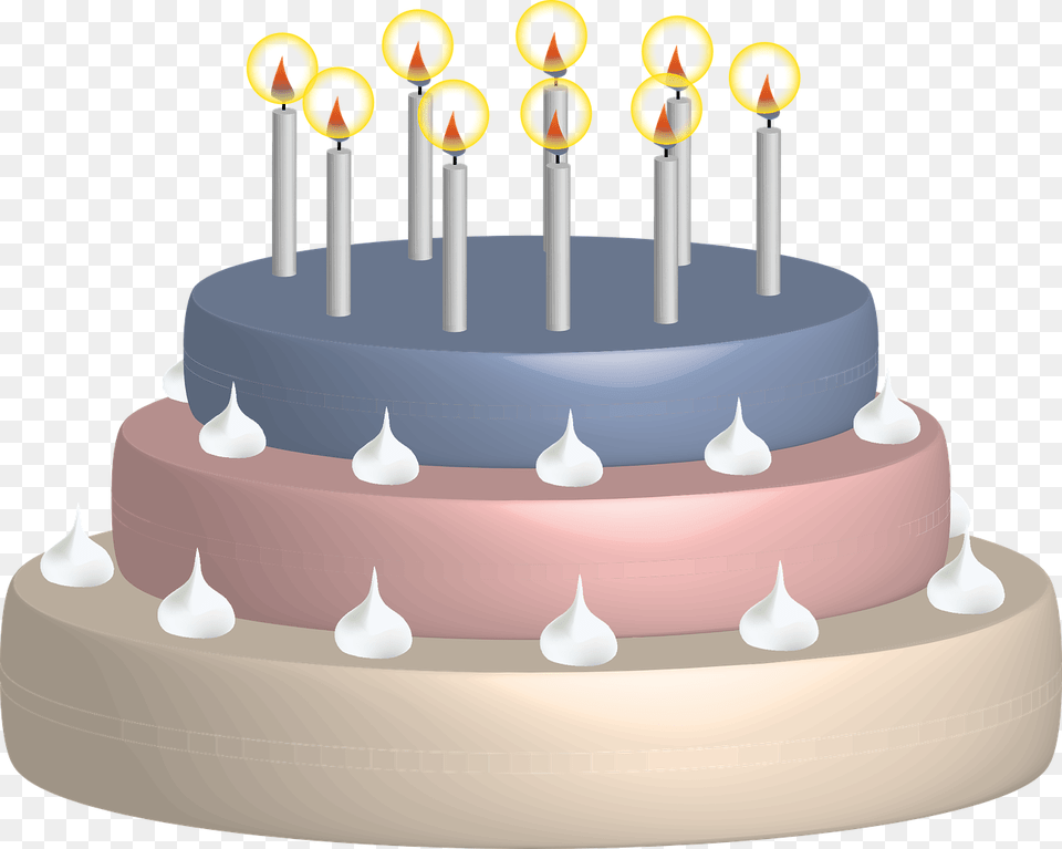 Birthday Cake Candles Birthday Photo, Birthday Cake, Cream, Dessert, Food Png Image