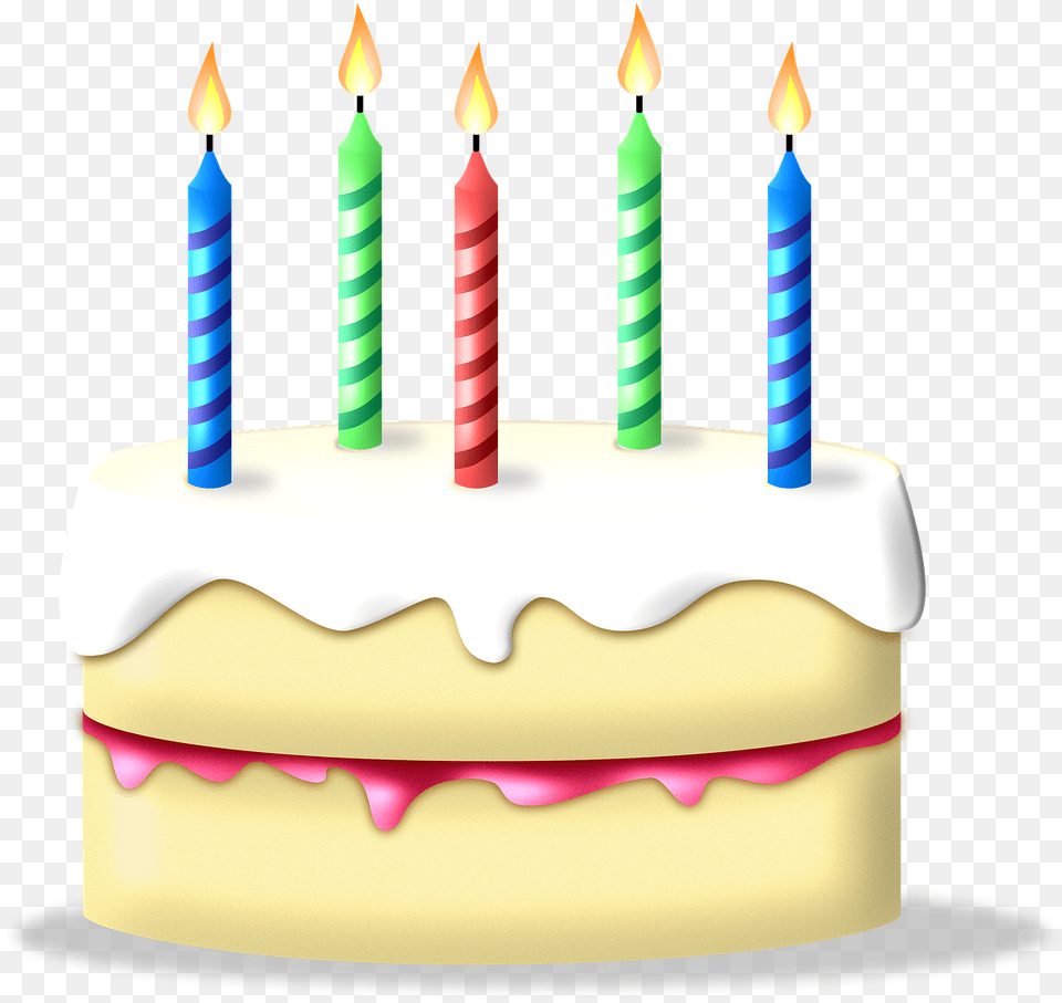 Birthday Cake Candles Image On Pixabay Torte Mit 11 Kerzen Clipart, Birthday Cake, Cream, Dessert, Food Free Png