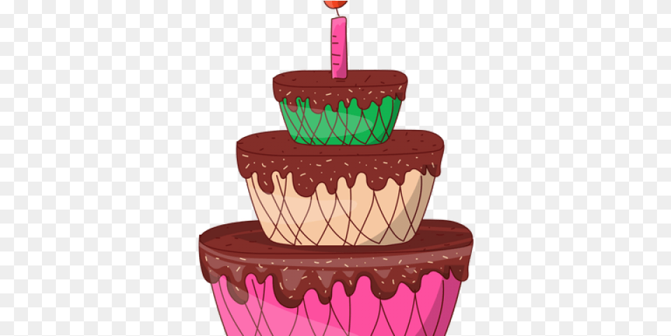 Birthday Cake Cartoon Bolo Trs Andares Desenho, Cream, Cupcake, Dessert, Food Png