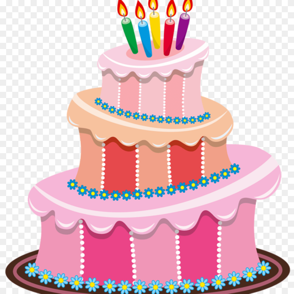 Birthday Cake Clip Art Book Clipart House Clipart Online, Birthday Cake, Cream, Dessert, Food Free Png Download