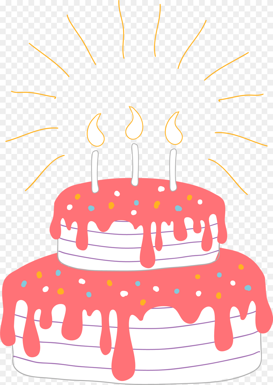 Birthday Cake Clip Art Image Download Birthday Cake, Cream, Dessert, Food Png