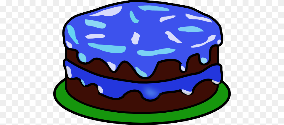 Birthday Cake Clip Art No Candles Blue Birthday Cake Clipart, Cream, Dessert, Food, Icing Free Transparent Png