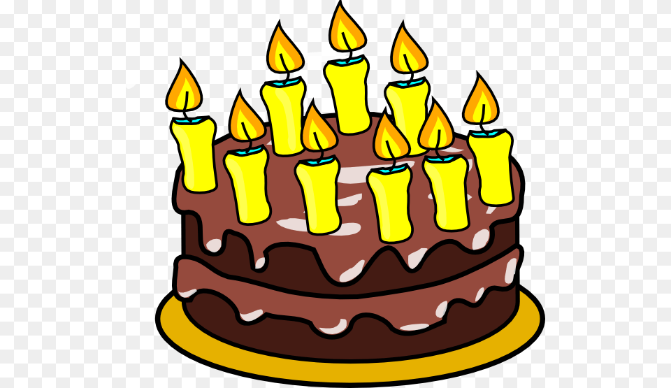 Birthday Cake Clip Arts, Birthday Cake, Cream, Dessert, Food Free Png Download