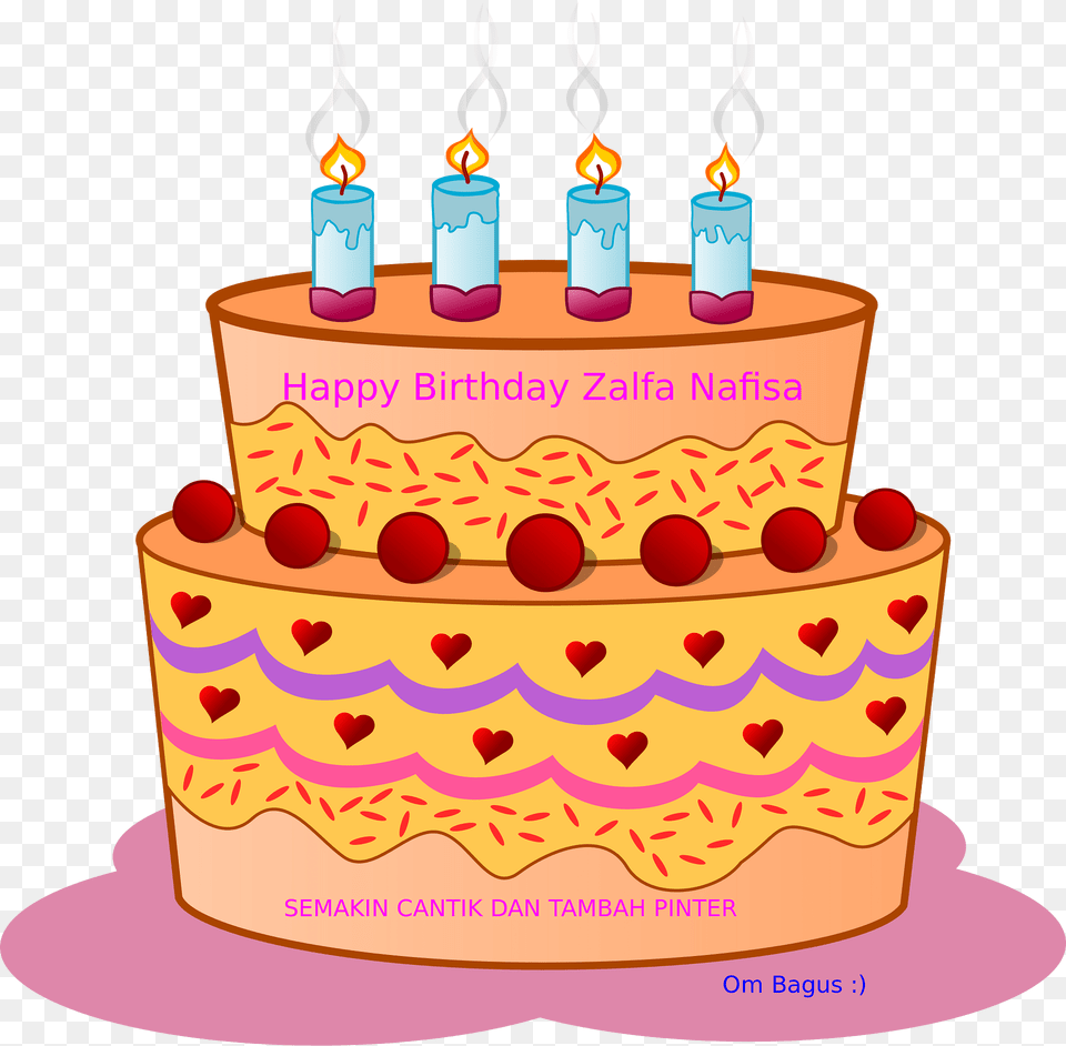 Birthday Cake Clipart, Birthday Cake, Cream, Dessert, Food Png Image