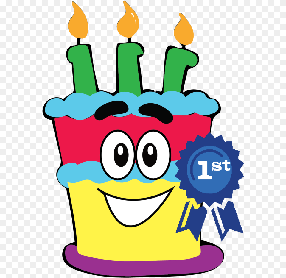 Birthday Cake Clipart Full Size Clipart Pinclipart Cartoon Birthday Cake, Birthday Cake, Cream, Dessert, Food Free Png