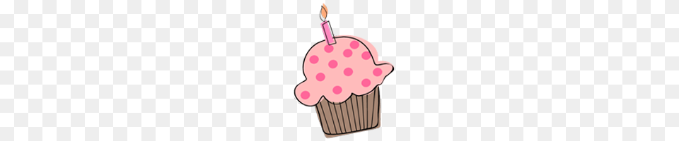 Birthday Cake Clipart No Background, Cream, Cupcake, Dessert, Food Png Image