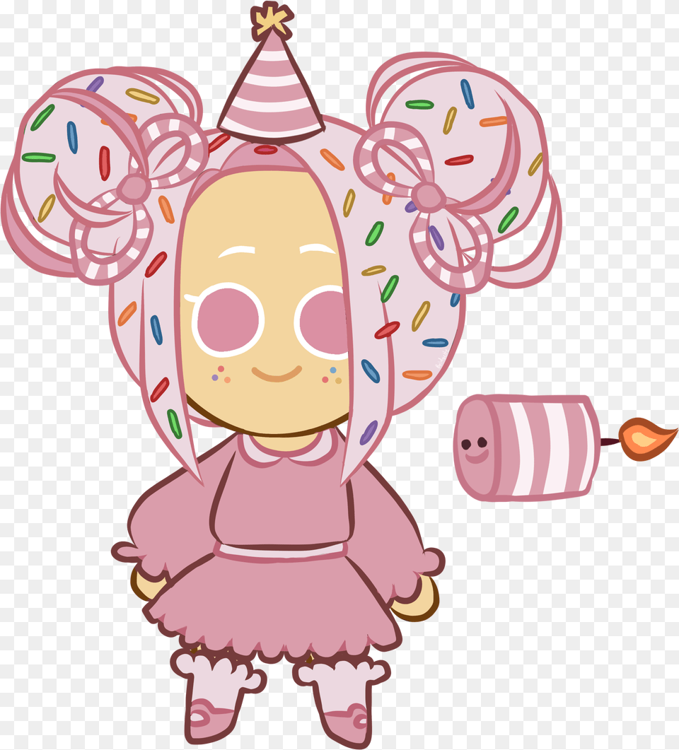 Birthday Cake Cookie Cookie Run Cookie Base, Clothing, Hat, Baby, Person Free Png