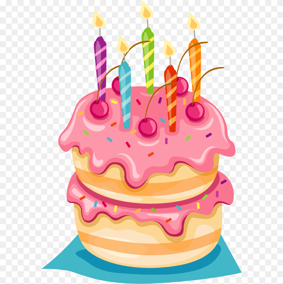 Birthday Cake Cute Clipart, Birthday Cake, Cream, Dessert, Food Png