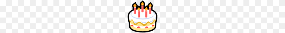 Birthday Cake Emoji, Birthday Cake, Cream, Dessert, Food Free Png Download